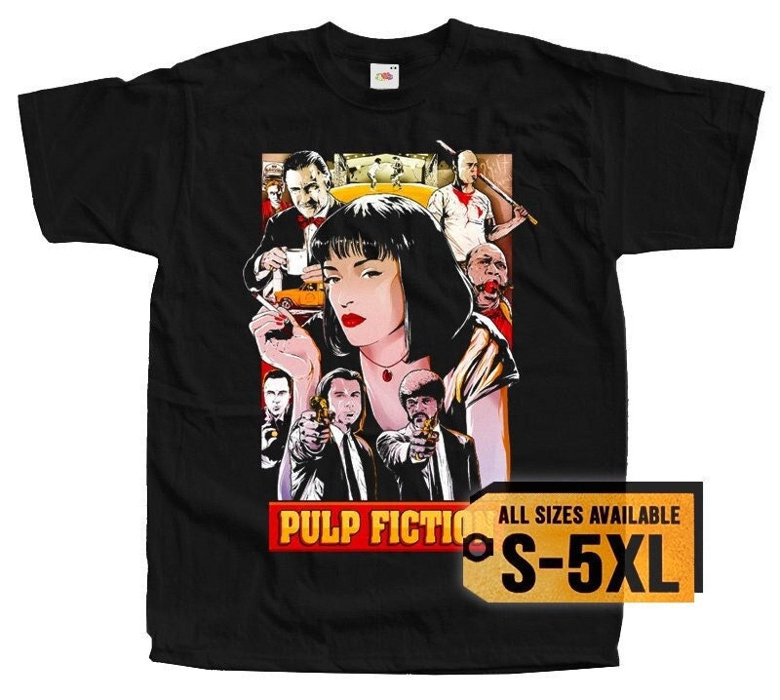 Pulp Fiction V4 Poster Men T-Shirt all sizes S-5XL 3XL
