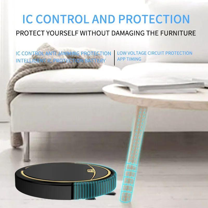 Robot Vacuum Cleaner for Dry and Wet Cleaning