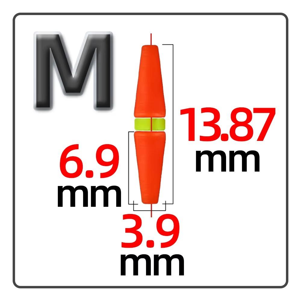 

50Pcs Anti Wind Bar Bobber Float Stoppers Cara Stick Sea Fishing Clips Rock Sea Fishing M