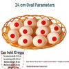 Fruit Display Basket: Rattan-Style Plastic Woven Tray for Supermarket, KTV Snacks, and Desserts
