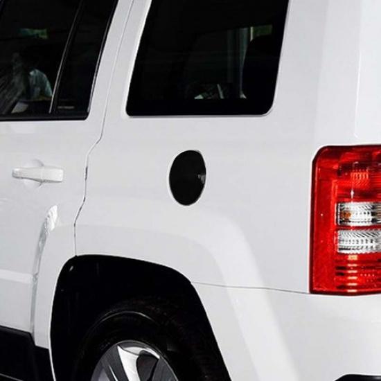 Steel Fuel Filler Gas Cap Door Protector Cover Trim For 2011-2016 Jeep Patriot