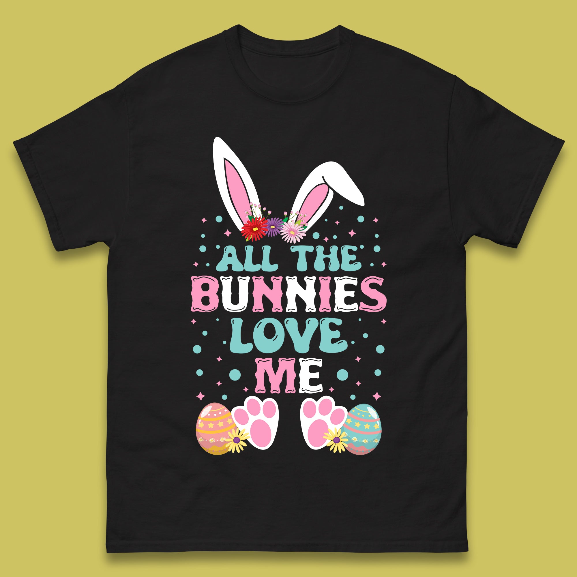 All The Bunnies Love Me Mens T-Shirt Womens Tops Tees 2XL