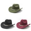 Vintage Cowboyhoed Met Brede Rand Voor Mannen Vrouwen Zonbescherming En Ademend Vermogen