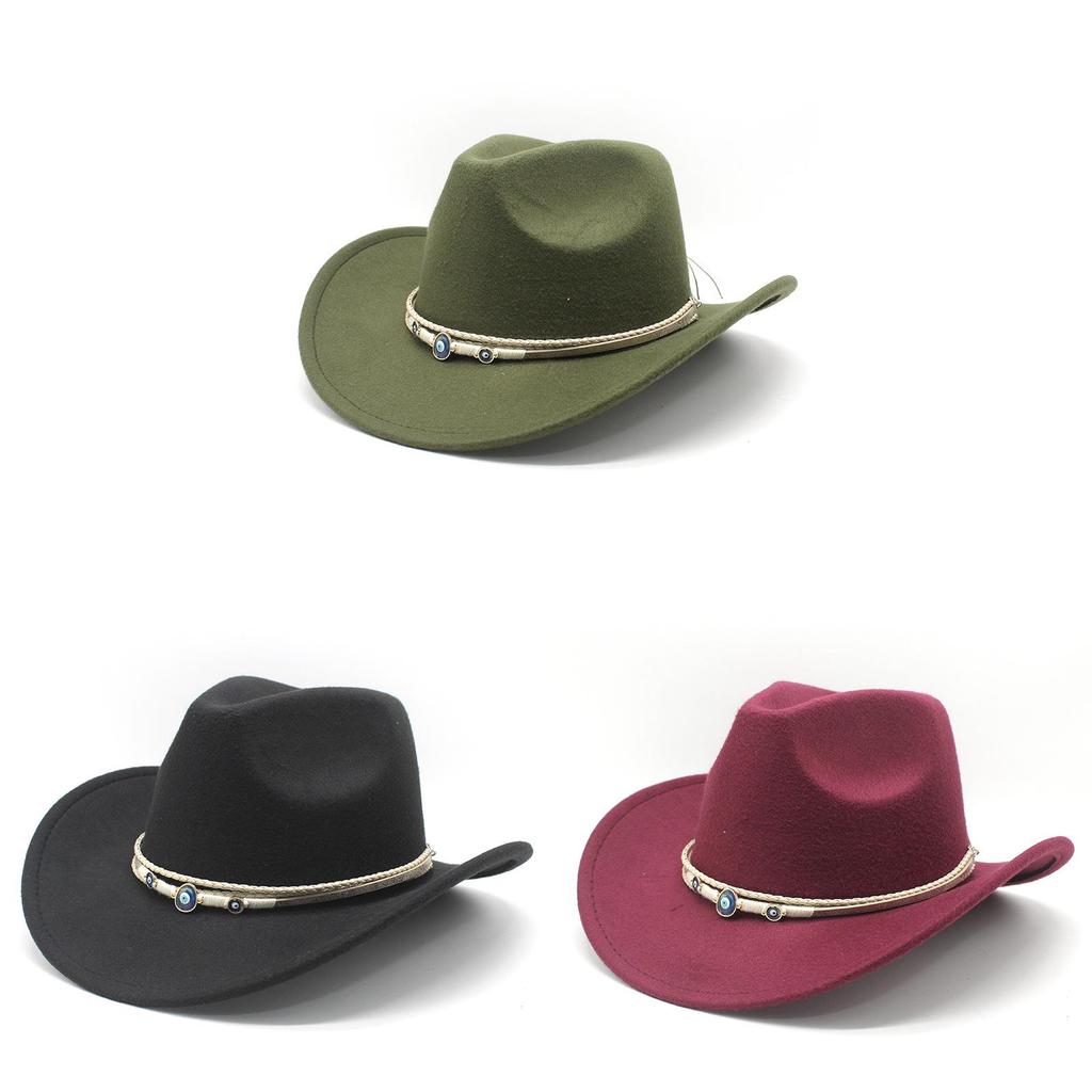 Vintage Cowboyhoed Met Brede Rand Voor Mannen Vrouwen Zonbescherming En Ademend Vermogen