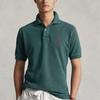 Polo Ralph Lauren SS22 Initial Edition Mesh Brand Logo Solid Color Short Sleeve Polo Shirt Men Tops Dark-Green MNPOKNI1N821690
