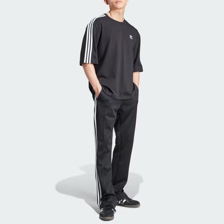 Adidas Adicolor Oversized Tričko Černé Pánské Streetwear IZ1832