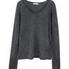 Sheer Loose Knit Long-Sleeve Sweater for Women - Autumn Style Sunscreen Blouse