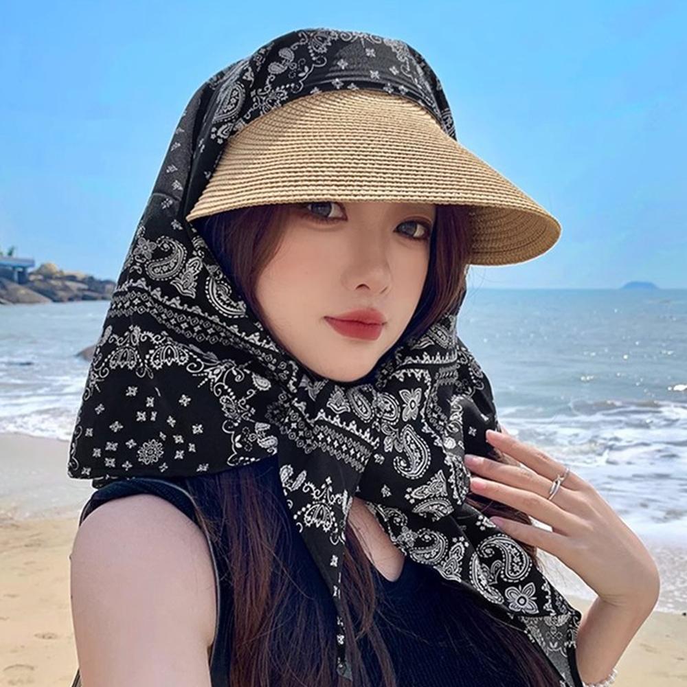 Sweet Loli Headscarf Hat French Retro Baseball Cap Fashion Peaked Cap  Outdoor Seaside Vacation