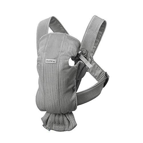 BabyBjorn Baby Carrier MINI Woven Vintage Indigo for Newborns 0 To 12 Months