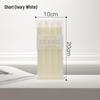 Transparent T-Shaped Glass Candlestick for Home, Living, and Dining Room Decoration