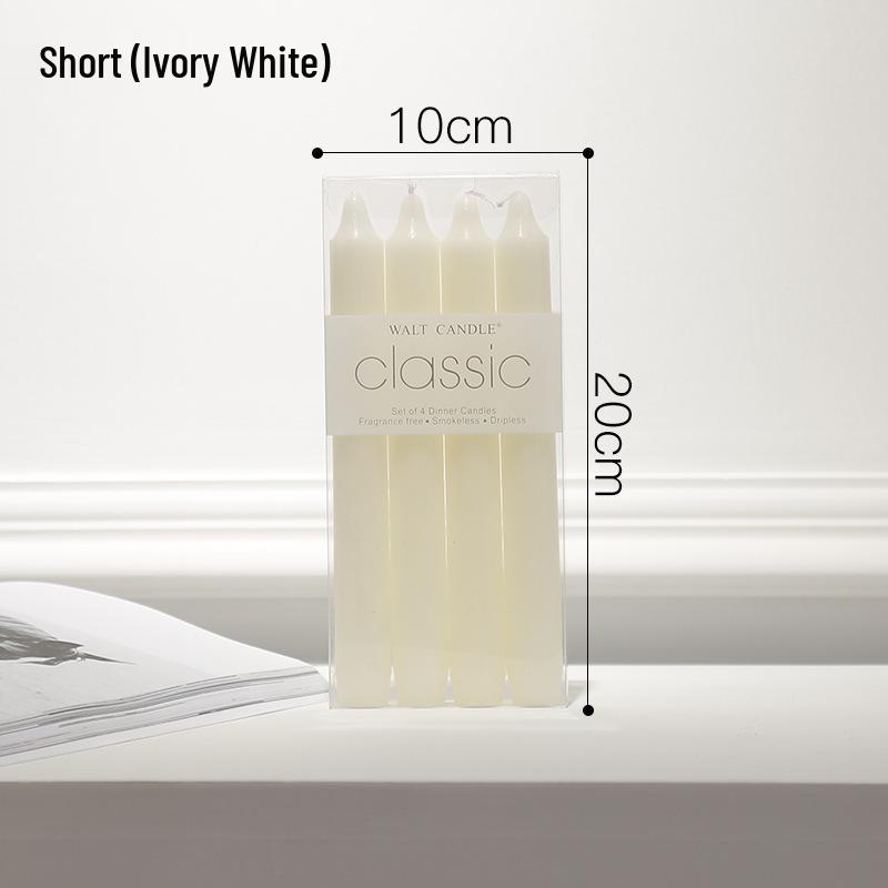 Transparent T-Shaped Glass Candlestick for Home, Living, and Dining Room Decoration