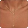 Tewiky Dainty 14k Gold Plated/Silver Cubic Zirconia Necklaces for Women | Simple CZ Jewelry Necklaces Trendy Gifts