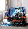 Custom Name Magic Quest Flannel Blanket Throw Blanket Soft Warm Sofa Bed home Decor Unique Gift