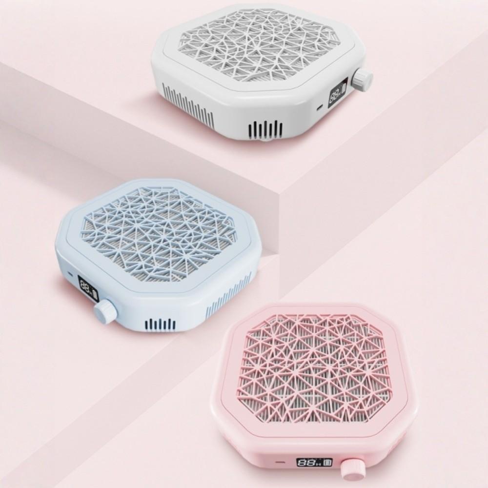 Reusable Filter Nail Dust Collector Strong Suction Cordless Portable Dust Suction Nail Salon