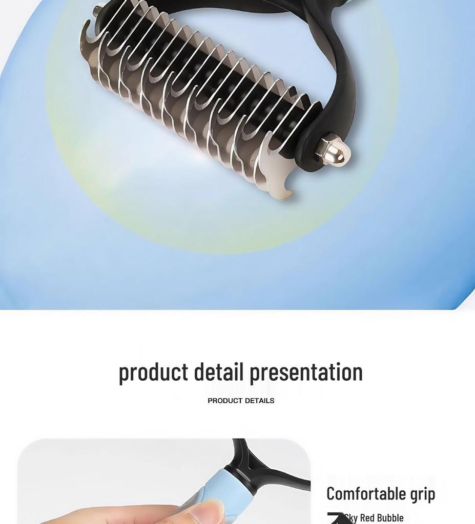Special Offer: Double-Sided Pet Grooming Comb - Knot Opener for Cats