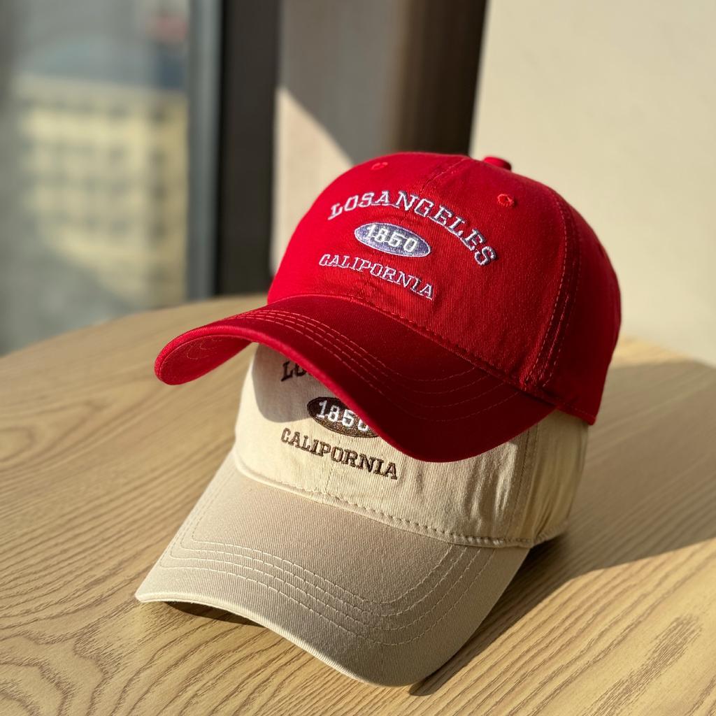 American retro fashion trendy deep-top baseball cap that makes the face look smaller, casual and versatile, unisex pure cotton sun hat