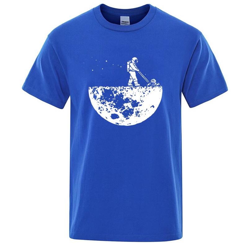 2026 Unisex Tshirt High Quality100 Funny Cotton Lunar Cleaner Printing Casual Cool Loose Oneck Male For Unisextshirt Hip Hop Tees