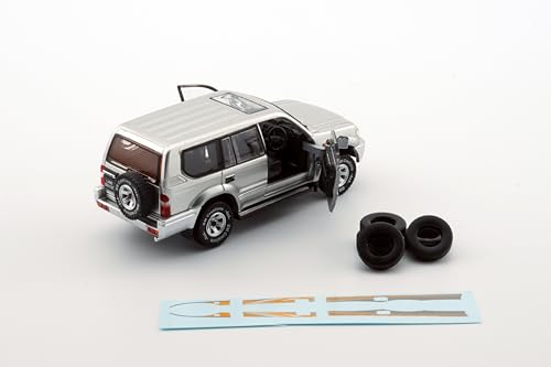 BM CREATIONS 1/64 Scale Toyota Land Cruiser Prado LC95 Silver (RHD) Finished Product