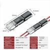2 Pin Way Plug Quick Connector Double Wire Plug-in Connectors Universal Wire Connectors