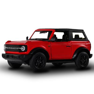 1/36 Ford Bronco SUV Offroad-Spielzeugautomodell für Kinder RMZ CiTY Diecast Miniatur Pull Back Collection Geschenk für Kinder Jungen