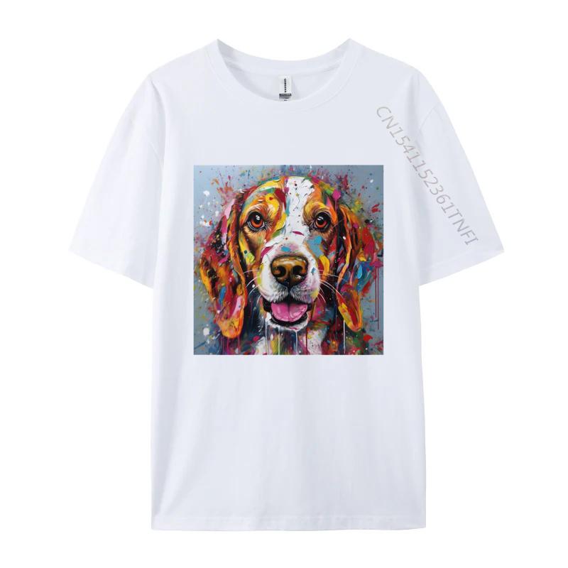 Beagle In Charge Tshirt Mens Tshirt Basic Tees Crew Neck Clothing 100 Cotton TShirt S