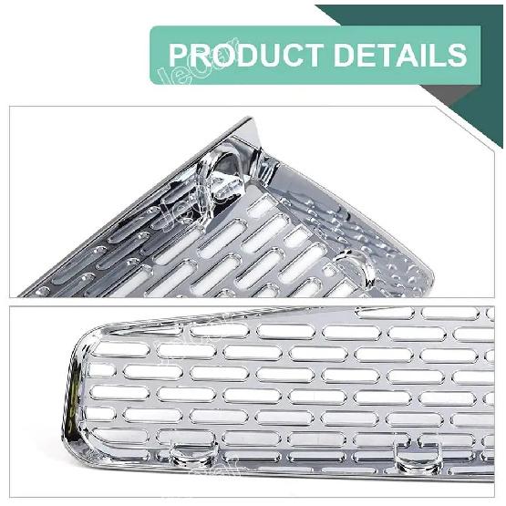 JeCar Car Front Bumper Racing Grill Insert Grille Trim ABS Sticker Cover For Ford Bronco 2021 UP Car Exterior Accessories
