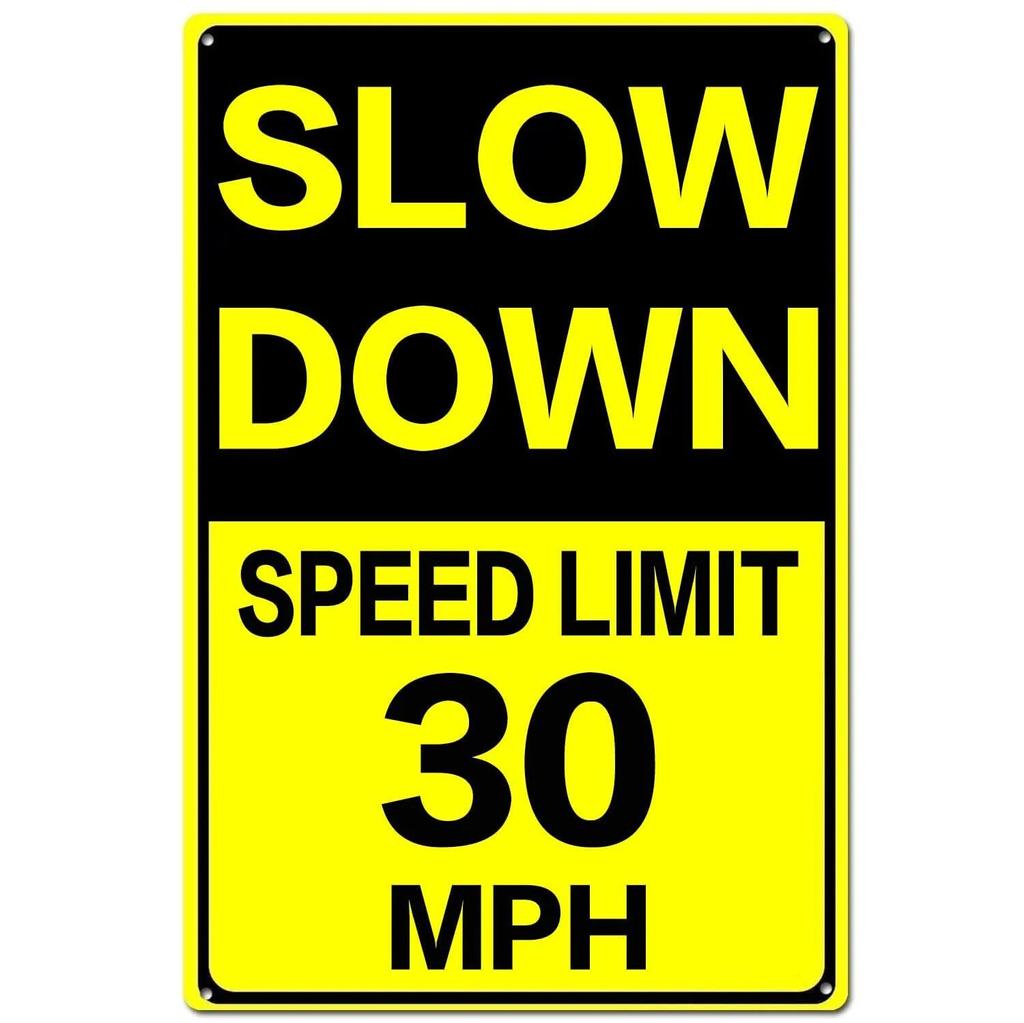 Retro Metalowe Tabliczki Spowalniaj Dzieci i Zwierzęta przy zabawie Plakaty Vintage do Domu Ogrodu Baru Jaskini Mężczyzny Kawiarni Dekoracja Ścienna Biura Prezent