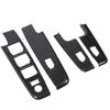 4 Pcs Car Window Control Switch Panel Cover Carbon Fiber Color Power Window Switch Panel Trim Replacement for D Max