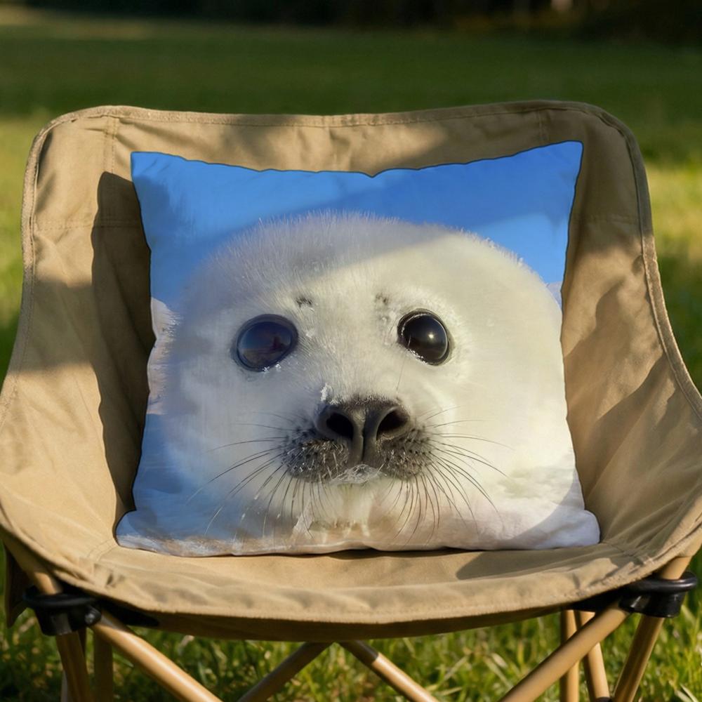 

Seal Animal Cute Cushion Cover Soft Reversible Durable Pillow Cover MultiScene Use for Home Car Daily Comfort 30X30cm