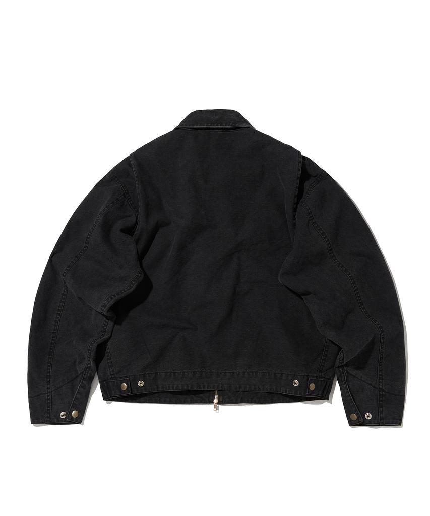 Suade Washed Work Jacket [Black]