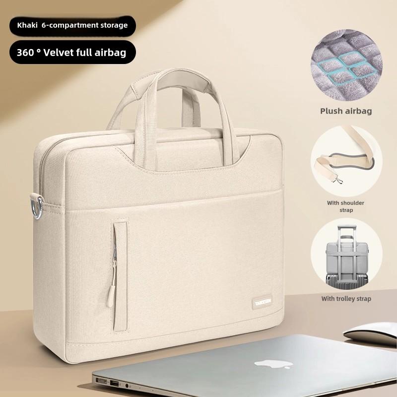 Sacoche Ordinateur Portable Sac Bandoulière Sac Fourre-tout Sac pour Ordinateur Portable Mallette Pour 13 15 17 Pouces Macbook Air Pro HP Huawei Asus Dell Sac à Main 13-14.2INCH