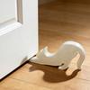 Lovely Doorstop Black Cats Door Stoppers Plastic For Home And Office Use Safety Guards