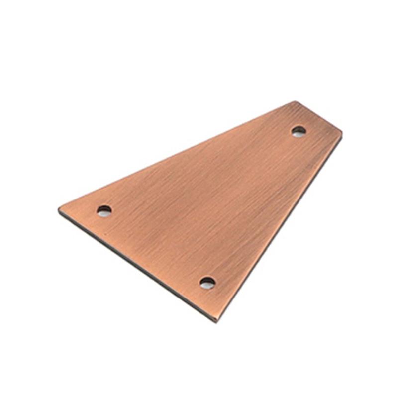 Professional Triangular Core Cover 3 Holes Metal Guitar Adjustment Rod Covers Electric Guitar Bass Replacement Parts