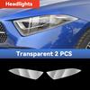 For Mercedes Benz CLS C257 2018-2025 Car Headlight Protective Film TPU Pre Cut Anti-Scratch Headlight Vinyl Film Accessories