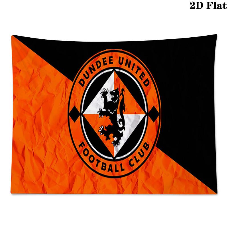Dundee United FC Wall Tapestry Aesthetic Wall Hanging Printed Fabric Blanket Decorative Tapestries for Bedroom Living Room Home Decor