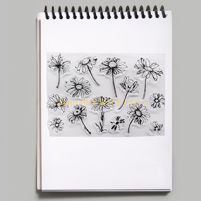 Flower Silicone Clear Seal Stamp DIY Scrapbooking Embossing Photo Album top sale China Mainland