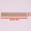 Dual-Row Pet Grooming Comb Cats Dogs With Flat Handle Copper Core High-Low Teeth Deshedding Brush