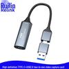 TypeC+USB2.0 Dual-Head 4K Game Streaming & Recording Video Capture Card