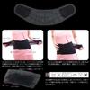 IRONMAN CLUB Back Support Belt, Large, KW-864, Fits Waist Circumferences from 75-90cm, Adjustable Pressure, Unisex, Black