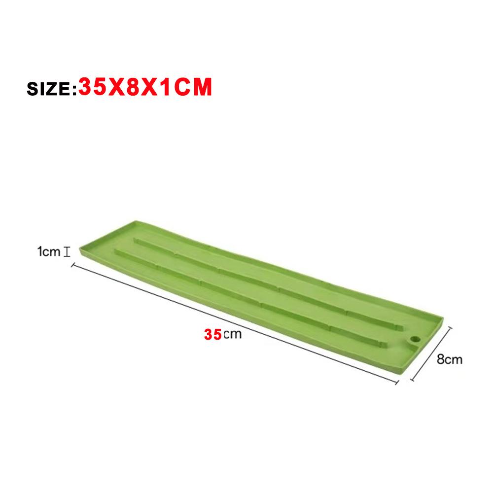 Silicone Countertop Pot Lid Storage Mat Heat Resistant Anti Slip Grooves Kitchen Sink Pad Holder Kitchen Supplies Sink Drainer Rack