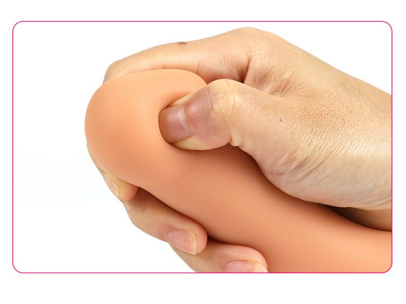 Silicone Glans Dildo: Realistic Insertable Toy for Women's Pleasure