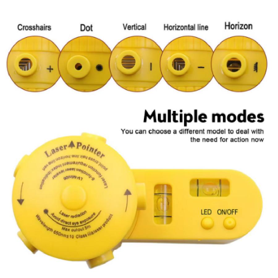 Laser Level Multifunction 4 In 1 Household Level Ruler Measuring Laser Ruler with Rotate Tripod Ertical Horizontal Level Tools