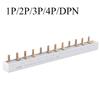 פס נחושת 1P/P/3P/4P/DPN לקופסת חלוקה מחבר פין למפסק אוטומטי MCB פס נחושת מסרקים למפסק