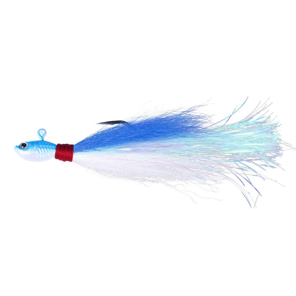 Hengjia  Feathered Lead Hooks 7G 10G 14G 21G 28G 42G 56G 85G Fishing PESCA Fish Head Lead Hooks
