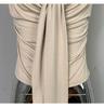 Korean Dongdaemun Pleated Sleeveless Slim-Fit Sash Top for Women