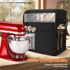 Mixer Dust Cover Polyester Stand Mixer Cover with Clear Window and Multiple Pocket Kitchen Accessory for 5/4.5 Quart Tilt Mixer