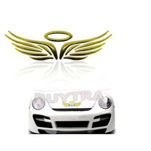 1PC 3D Angel Fairy Wings Auto Car Sticker Car Decoration Emblem Badge Decal Car Logo Decor Sticker Gold Silver Red Optional