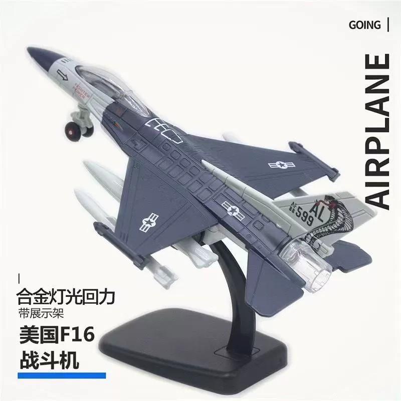 Toys Airplane F16/F18/F35/F117A Aircraft Scale USA Fighter Metal Alloy Souvenir Plane Collection Boys Christmas Gift