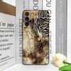 Vintage Art Palm Leaf Zebra Leopard Print Phone Case for Samsung Galaxy A56 A14 A55 A16 A54 A36 A53 A52 A51 Frosted Soft Covers