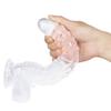 Allosaurus Female Simulation Dildo Crystal Transparent Dildo Adult Female Masturbation Stick